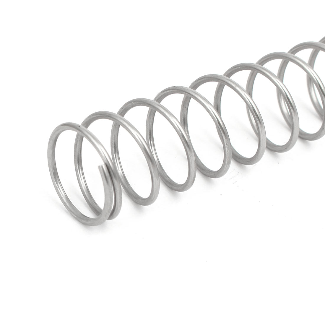 Harfington 1.5mmx20mmx305mm 304 Stainless Steel Compression Spring Silver Tone