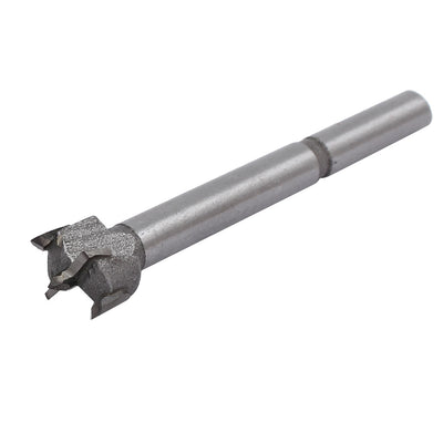 Harfington 14mm Dia Carbide Tip 7mm Round Shank Wood Cutting Hole Saw Hinge Boring Drill Bit