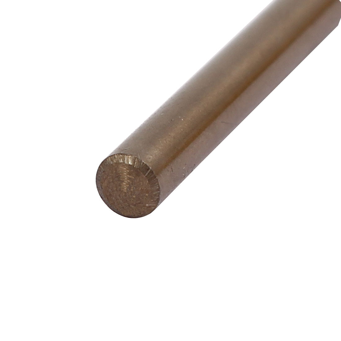 Harfington 3.5mm Drilling Dia 70mm Long M35 HSS Cobalt Spiral Flute Twist Drill Bits 5pcs