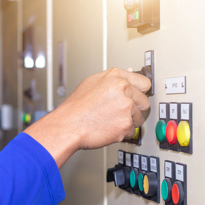 Harfington 19mm Thread Dia 1NO+1NC Flat Round Stainless Steel Waterproof Latching Metal Key Switch