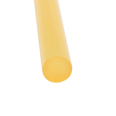 Harfington 15Pcs 270x11mm Yellow Hot Melt Glue Adhesive Stick for Craft Heating Glue