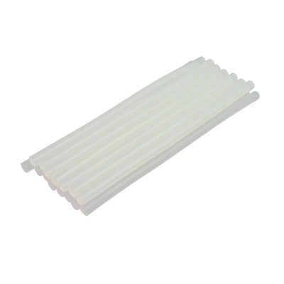Harfington 15Pcs 270x11mm Beige Hot Melt Glue Adhesive Stick for for Craft Heating Glue