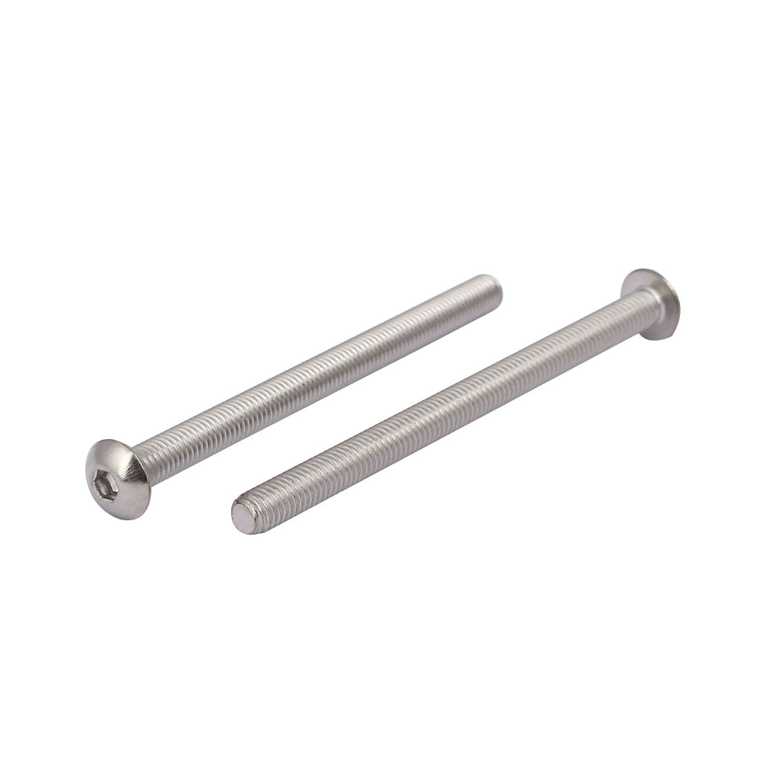 Harfington M5x70mm 304 Stainless Steel Button Head Hex Socket Cap Screws Bolts 10pcs