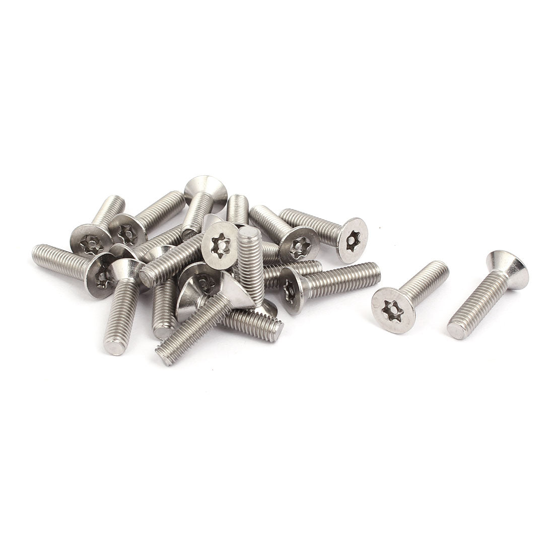 Harfington M5x20mm 1/5"x4/5" Torx Anti Theft Machine Tamper Resistant Security Screw 20pcs