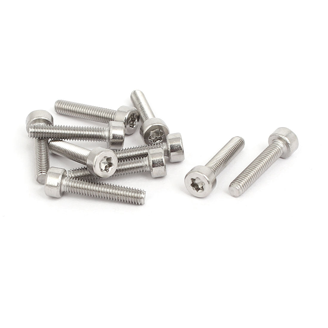 Harfington M3x15mm 3/25-inchx19/32-inch 304 Stainless Steel Torx Socket Head Cap Screws 10pcs