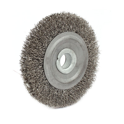 Harfington 100mm Dia Stainless Steel Wire Polishing Brush Wheel Buffing Tool 2pcs