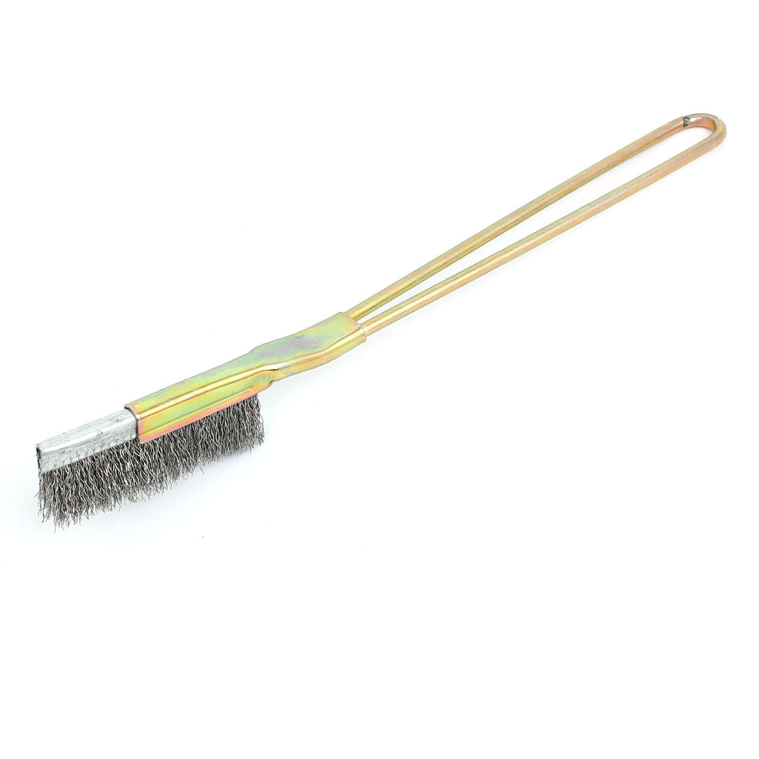 Harfington 150mm Handle Length Straight Head Stainless Steel Wire Brushes 3pcs for Cleaning Rust