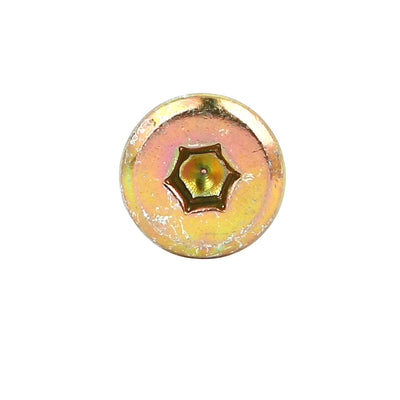 Harfington M6x28mm Fully Thread Hex Key Drive Socket Cap Furniture Bolts 20pcs