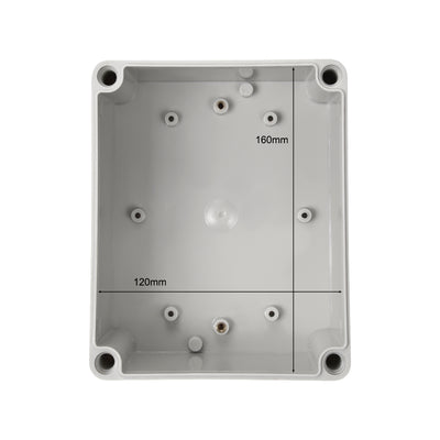 Harfington 170mmx140mmx95mm Dustproof IP65 Junction Box DIY Case Enclosure Gray