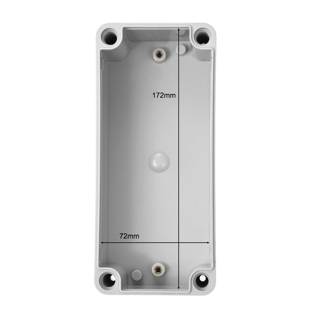 Harfington 180mmx80mmx70mm Dustproof IP65 Junction Box DIY Case Enclosure Gray