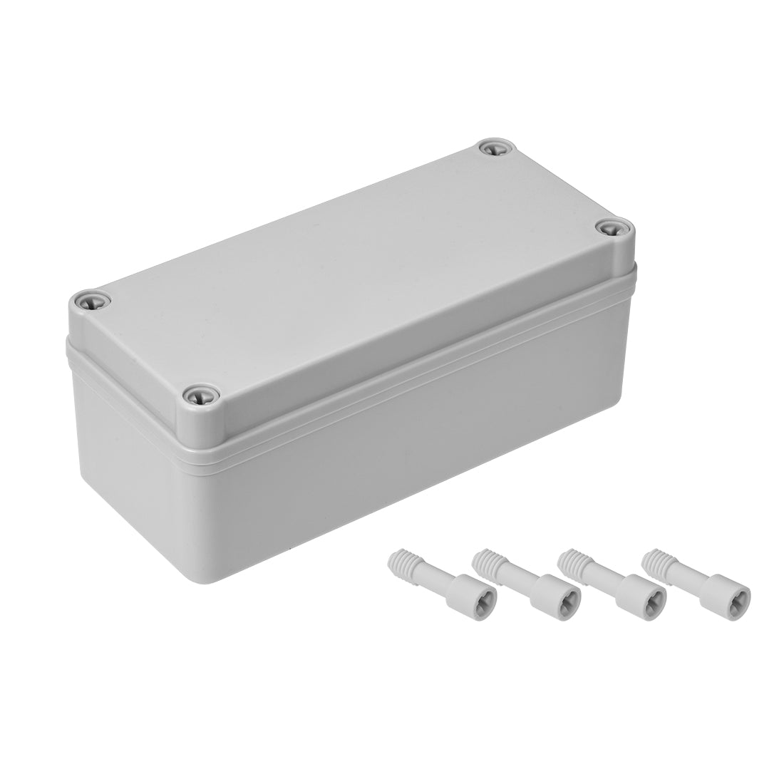 Harfington 180mmx80mmx70mm Dustproof IP65 Junction Box DIY Case Enclosure Gray