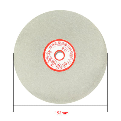 Harfington 6-inch Grit 320 Diamond Coated Flat Lap Wheel Grinding Sanding Polishing Disc