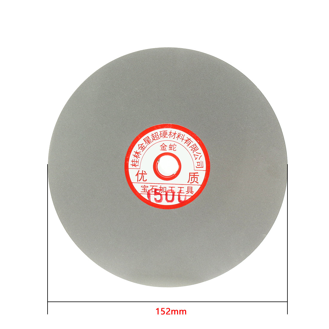 Harfington 6-inch Grit 1500 Diamond Coated Flat Lap Wheel Grinding Sanding Polishing Disc