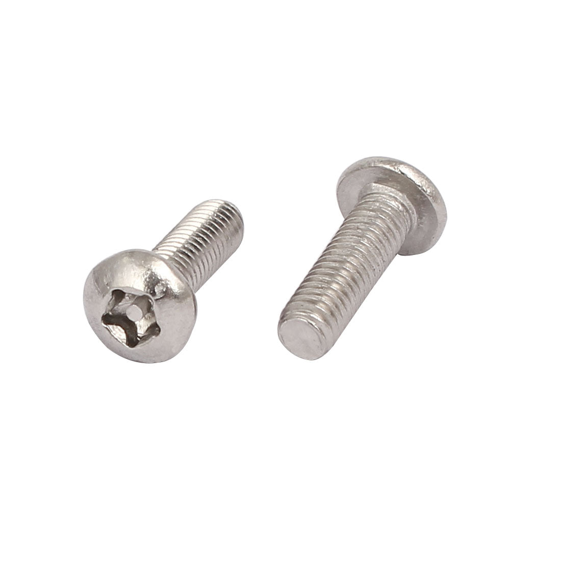 Harfington M3x10mm 304 Stainless Steel Button Head Torx Five-Lobe Tamper Screw T10 Drive 40pcs