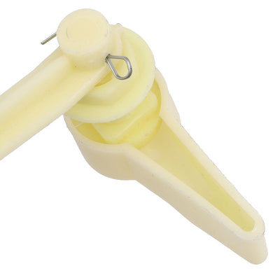 Harfington 180mm Nylon Straight Rod Front Mount Toilet Tank Flush Trip Lever Handle