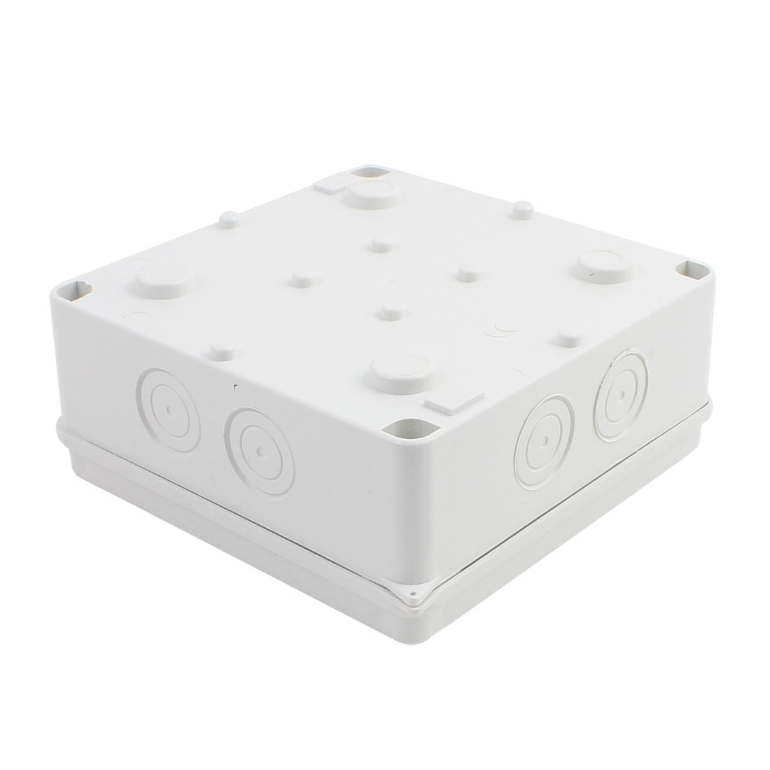 Harfington 150x150x70mm Dustproof IP65 ABS Junction Box Enclosure Gray for Electric Project