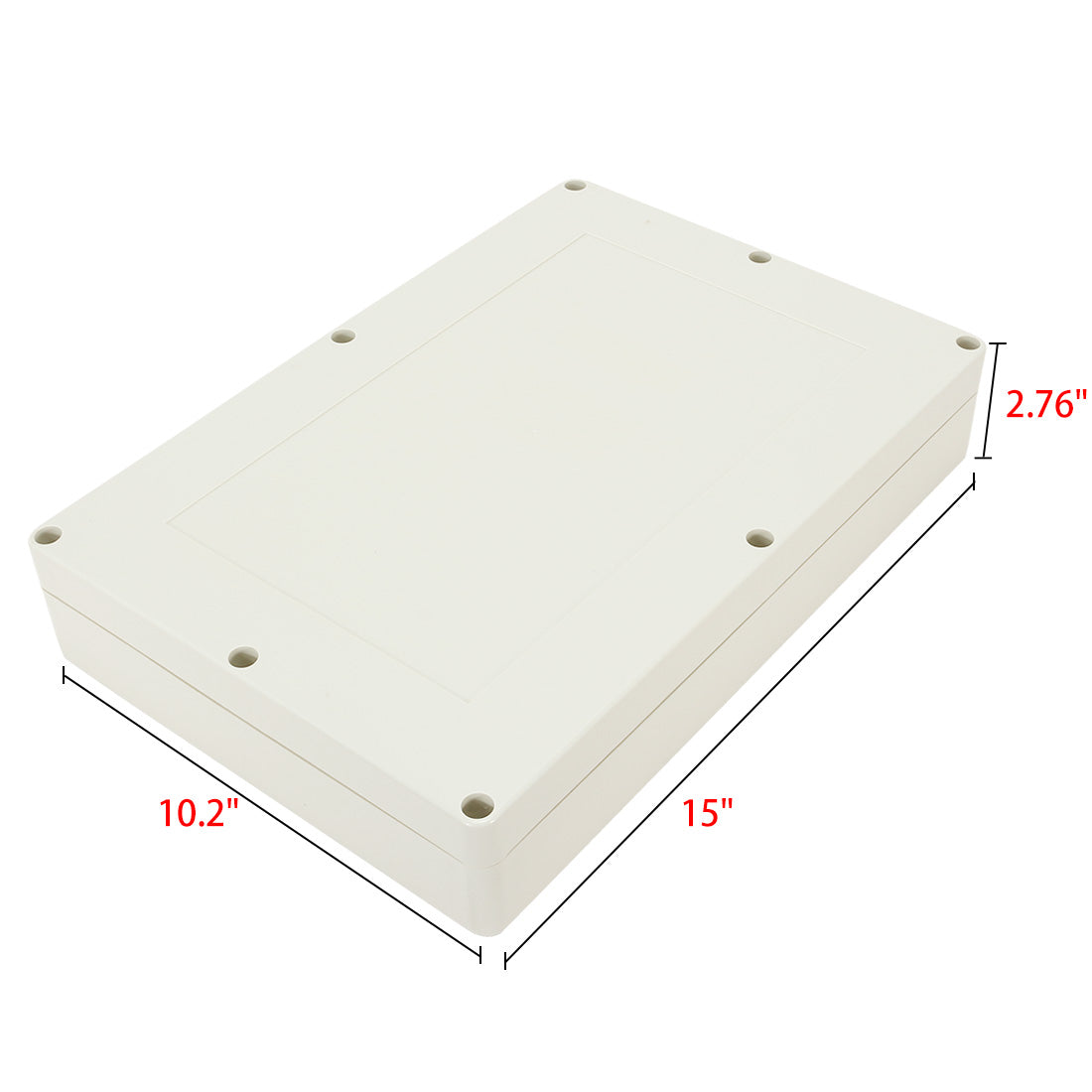 Harfington 15"x10.2"x2.76"(380mmx260mmx70mm) ABS Junction Box Universal Electric Project Enclosure