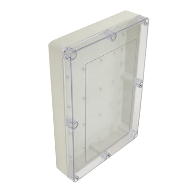Harfington 15"x10.2"x3.35"(380mmx260mmx85mm) ABS Junction Box Universal Electric Project Enclosure Clear