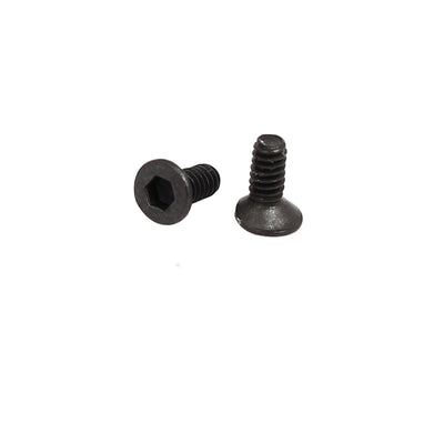 Harfington M1.6x4mm Grade 10.9 Countersunk Flat Head Hex Socket Cap Screw Black 50pcs