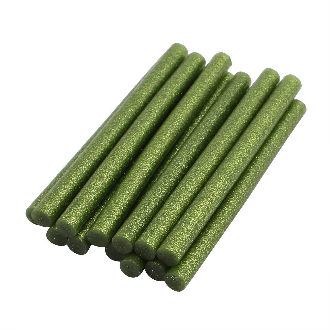 Harfington 13pcs 7mm x 100mm Economy Hot Melt Glue Sticks Green for DIY Small Craft Projects