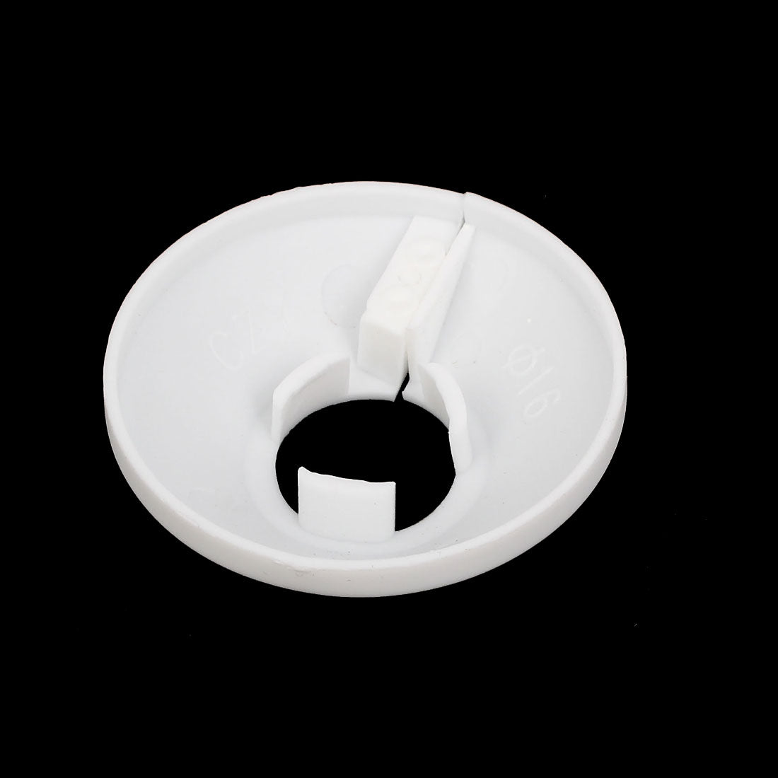 Harfington 16mm Plastic Wall Flange Radiator Water Pipe Cover  White