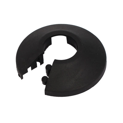 Harfington 16mm Plastic Wall Flange Radiator Water Pipe Cover  Black