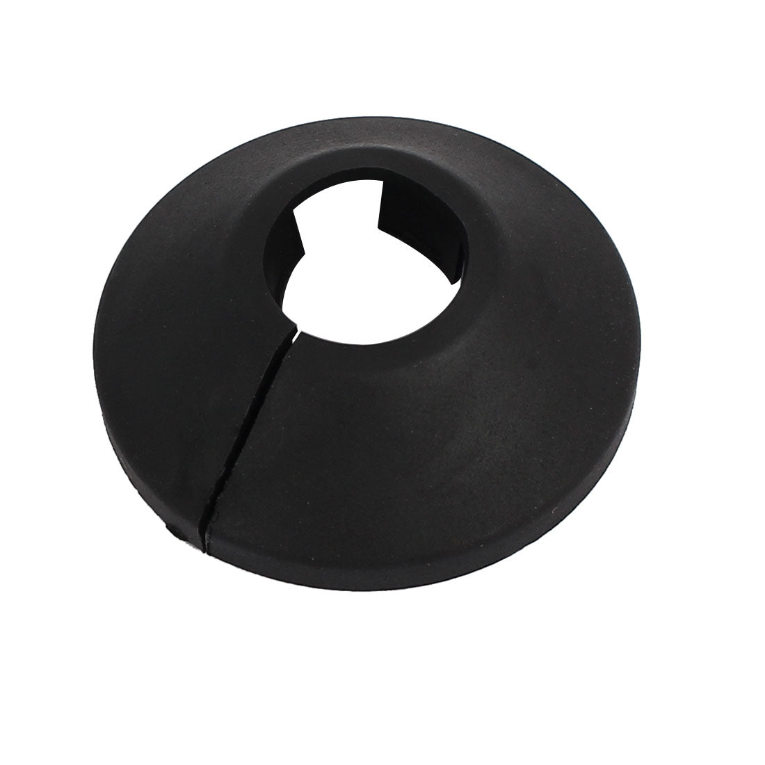 Harfington 16mm Plastic Wall Flange Radiator Water Pipe Cover  Black