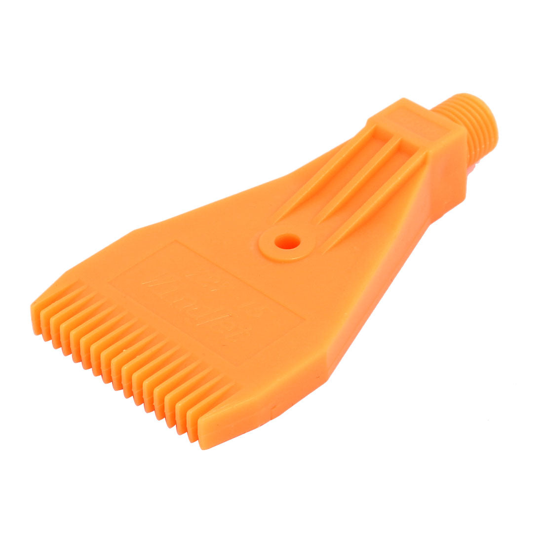 Harfington 1/4BSPT Male Thread ABS Single Hole Air Blow Off Flat Jet Nozzle Orange