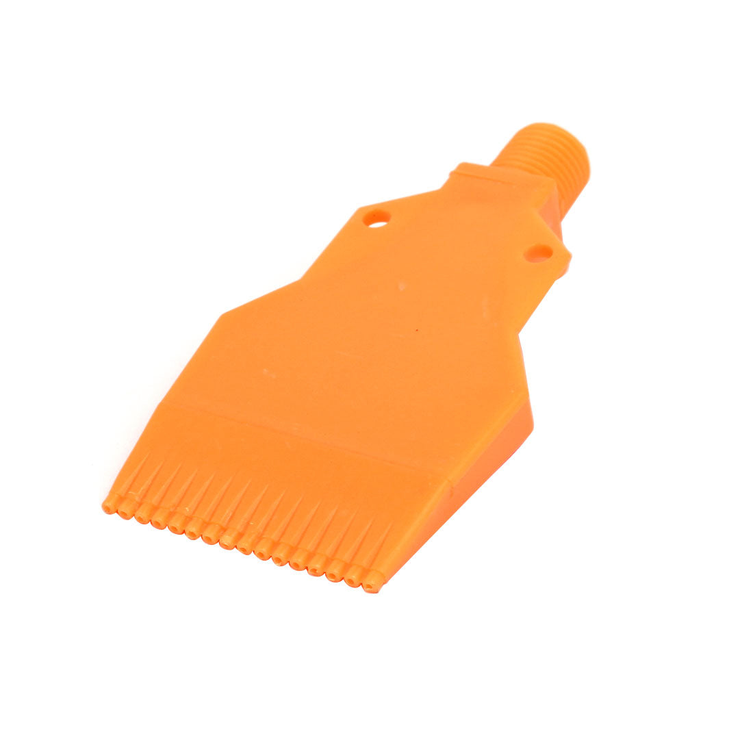 Harfington 1/4BSP Male Thread ABS Double Hole Air Blow Off Flat Jet Nozzle Orange
