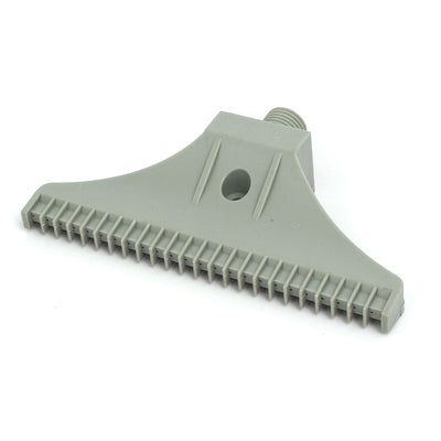 Harfington 1/4BSP Male Thread 110mm Width ABS Single Hole Air Blow Off Flat Jet Nozzle Gray