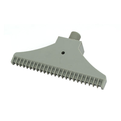 Harfington 1/4BSP Male Thread 110mm Width ABS Single Hole Air Blow Off Flat Jet Nozzle Gray