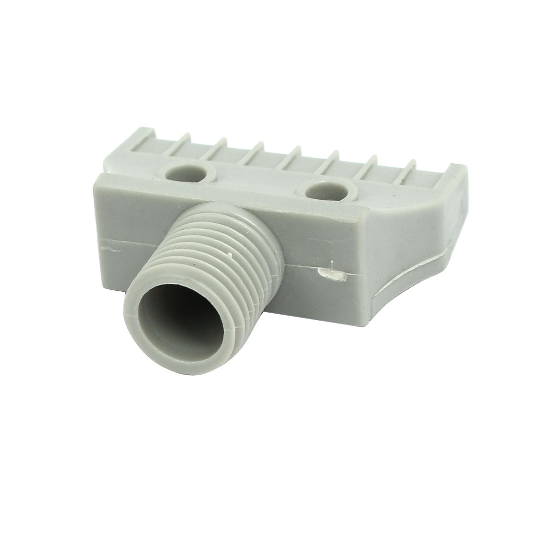 Harfington 1/4BSP Male Thread 40mm Width ABS Windjet Air Blow Off Flat Jet Nozzle Gray