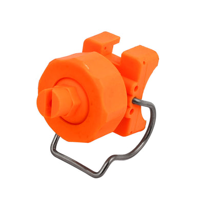 Harfington CT6515 PP Adjustable Ball Clip Flat Fan Clamp Mist Spray Nozzle for 27mm Pipe Dia
