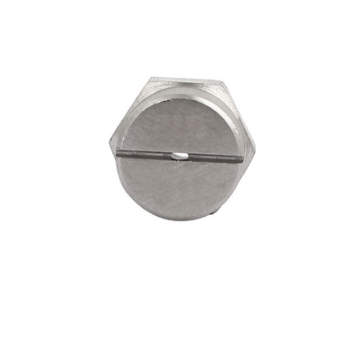 Harfington 1/8BSP 1.1mm Orifice  Dia 65 Degree Stainless Steel Flat Fan  Tip