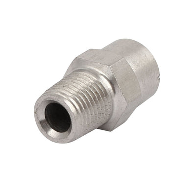 Harfington 1/8BSP 1.1mm Orifice  Dia 65 Degree Stainless Steel Flat Fan  Tip