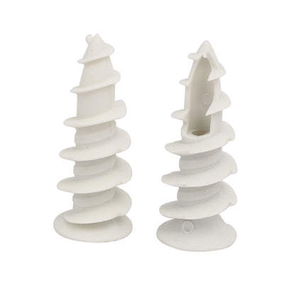 Harfington 14mm x 38mm Nylon Hollow-Wall Self-Drilling Drywall Anchor 35pcs