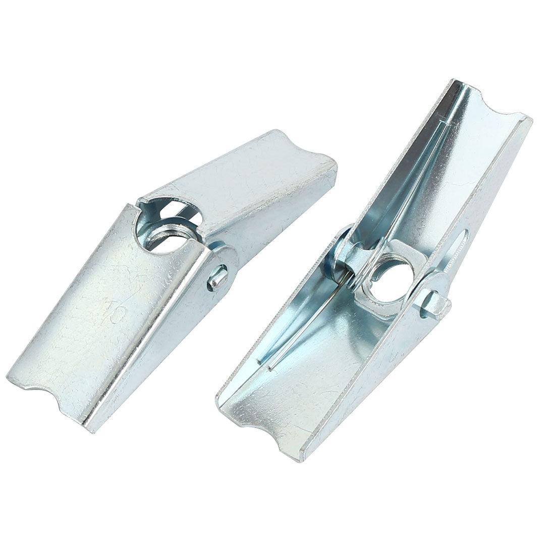 Harfington M10 Dia Female Thread Spring Loaded Hollow Wall Anchor Toggle Wing Nut 5pcs