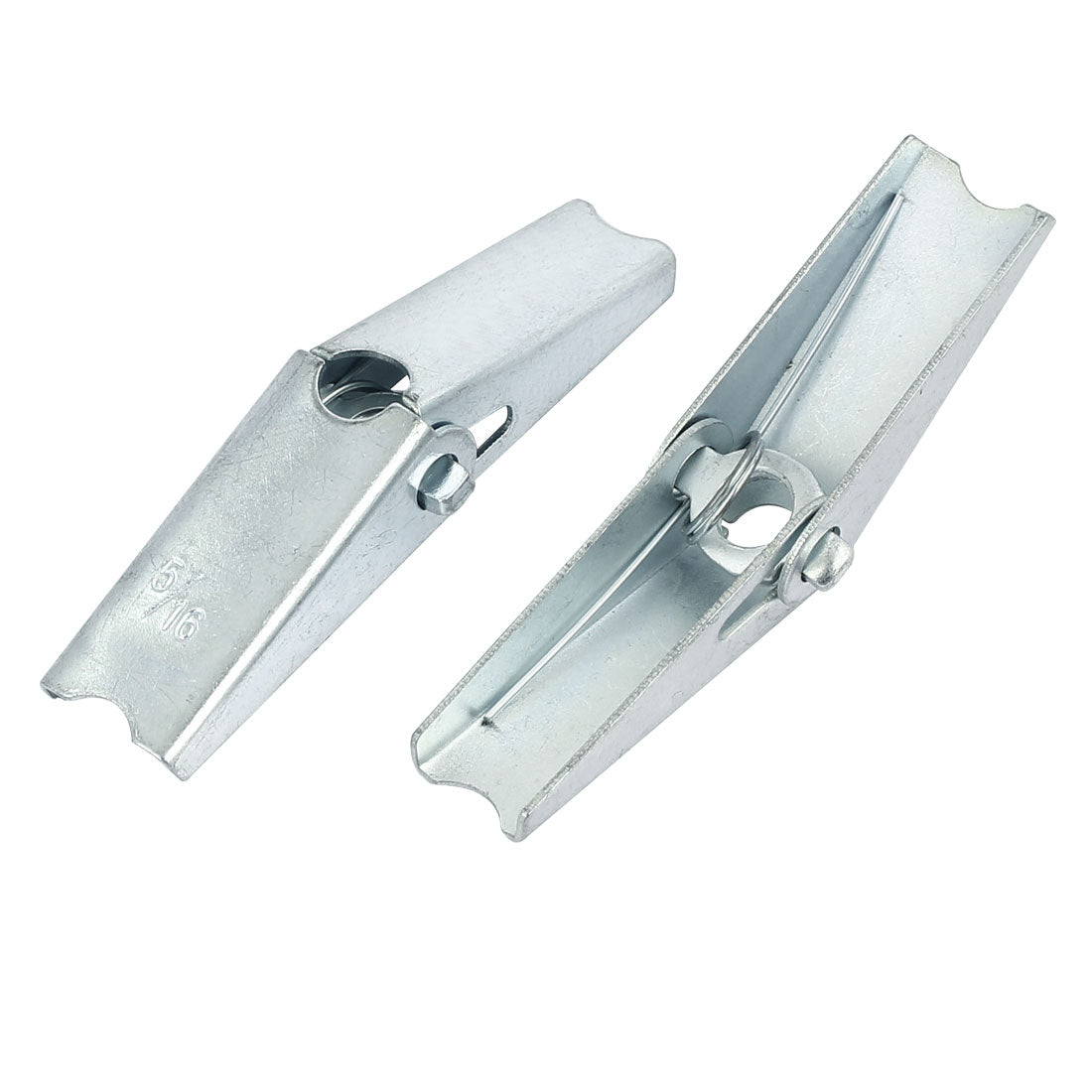 Harfington 5/16" Dia Female Thread Spring Loaded Hollow Wall Anchor Toggle Wing Nut 10pcs