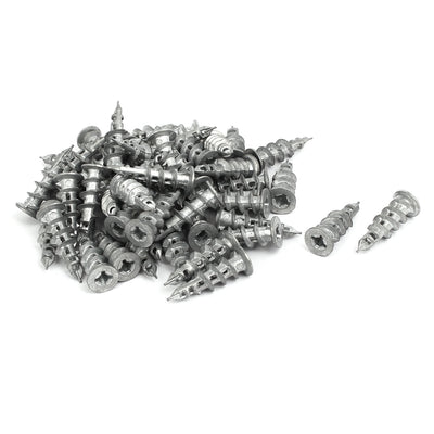 Harfington 14mmx38mm Zinc Alloy Pointed Tip Hollow-Wall Self-Drilling Drywall  50pcs