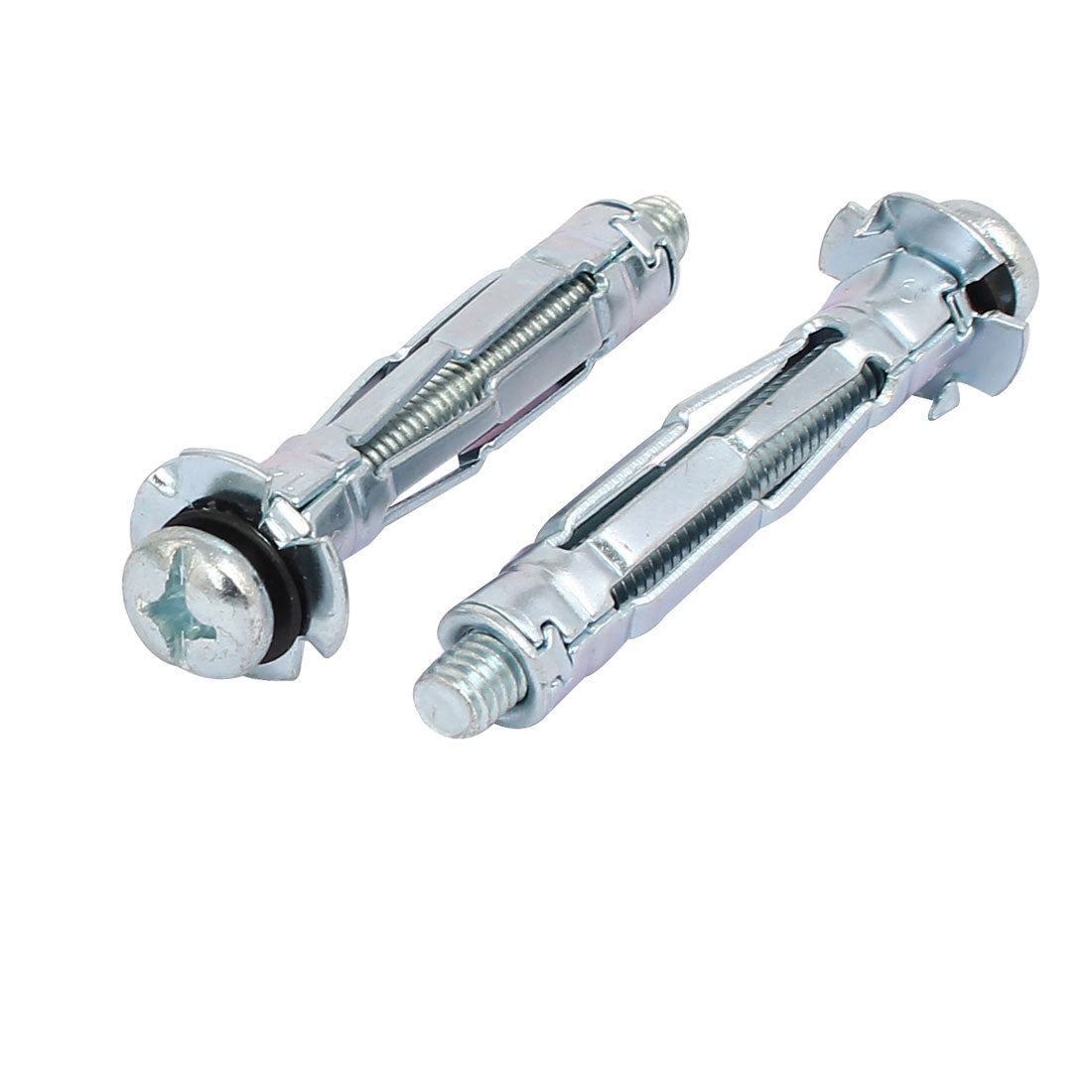 Harfington M6x52mm Thread Expansion Bolt Sleeve Anchor 5pcs for 3mm-16mm Hollow Wall