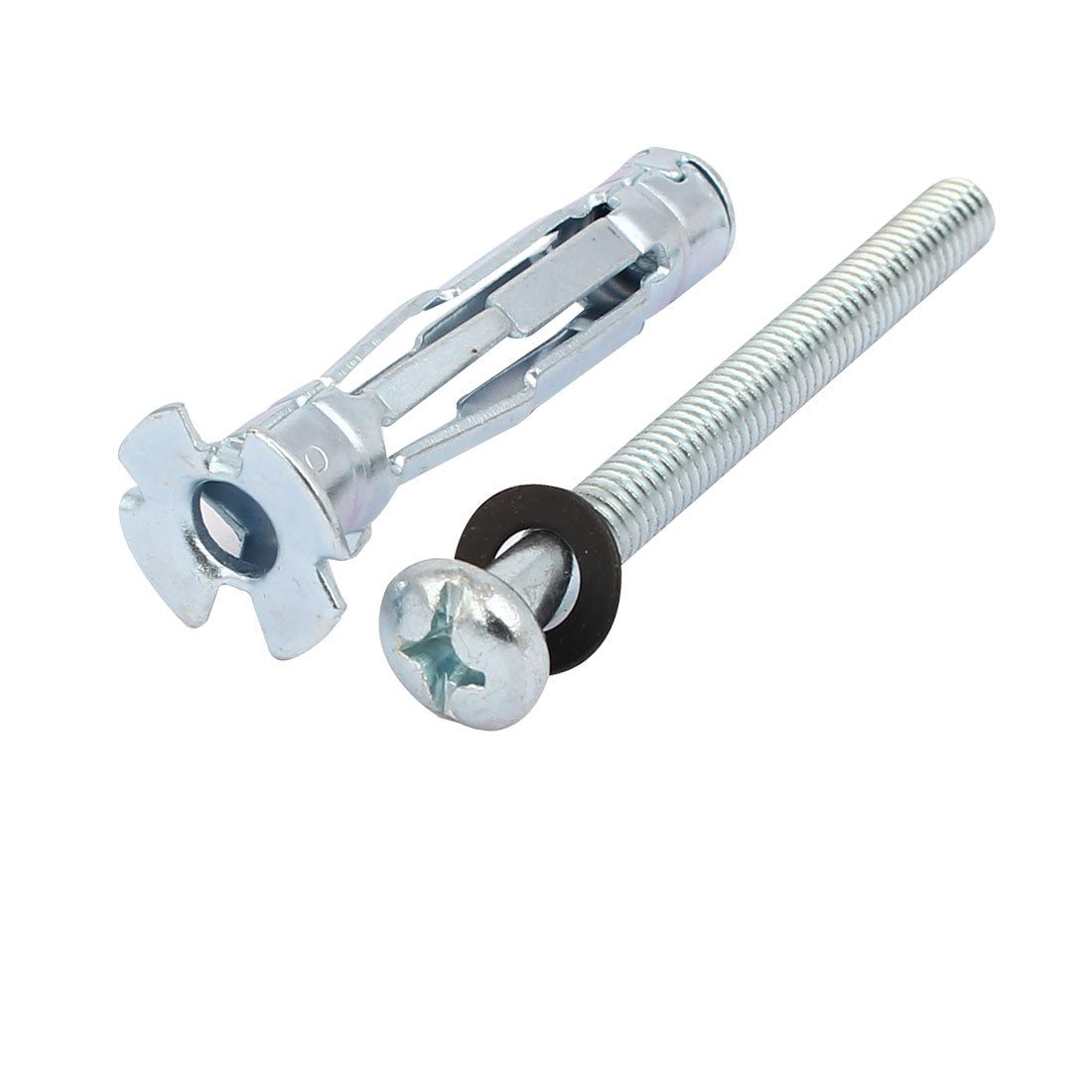 Harfington M6x52mm Thread Expansion Bolt Sleeve Anchor 5pcs for 3mm-16mm Hollow Wall