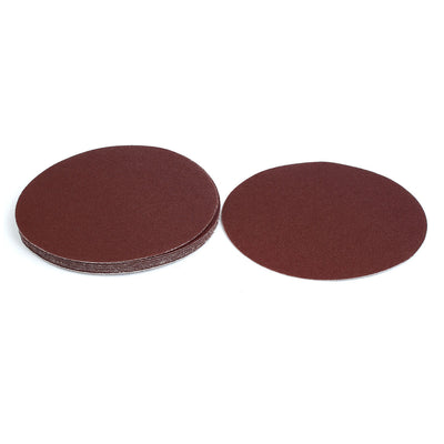 Harfington 7-inch Dia 80 Grits Sanding Disc Polishing Pad Sandpaper 10pcs