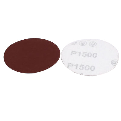 Harfington 1500 Grit 3" Diameter Sandpaper Hook Loop Sanding Disc 30 Pcs