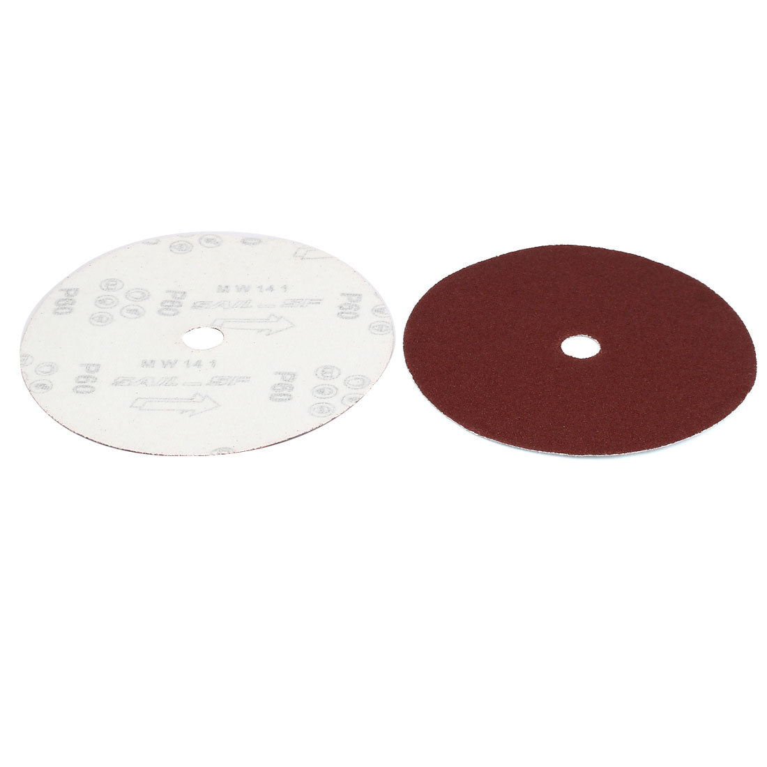 Harfington 180mm 7-inch Dia 60 Grit Abrasive Sanding Disc Polishing Pad Sandpaper 10pcs