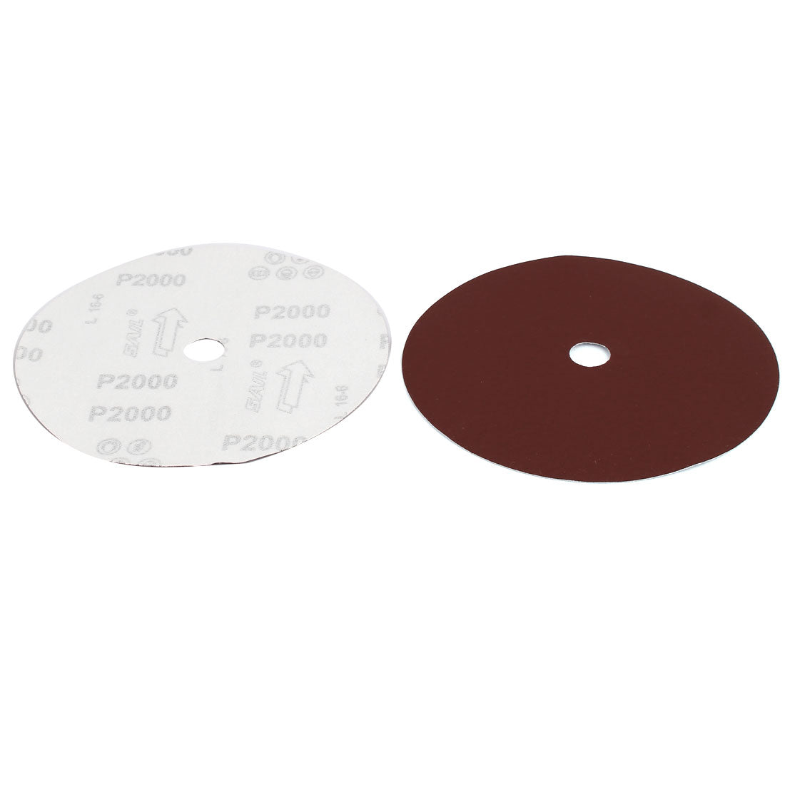 Harfington 180mm 7-inch Dia 2000 Grit Abrasive Sanding Disc Polishing Pad Sandpaper 10pcs