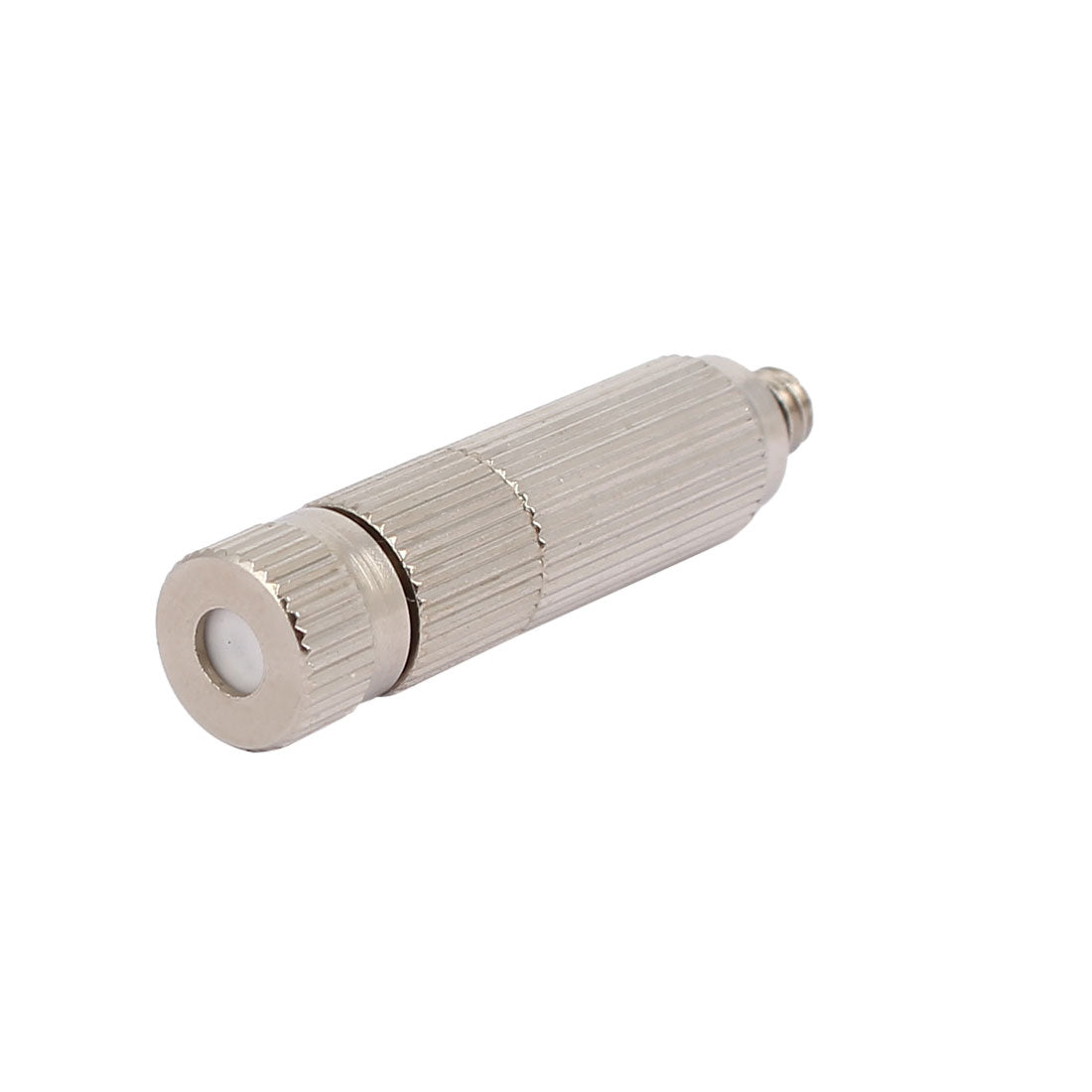 Harfington 0.1mm Orifice Dia 4.5mm Male Thread 40mm Length Mist Nozzle Silver Tone