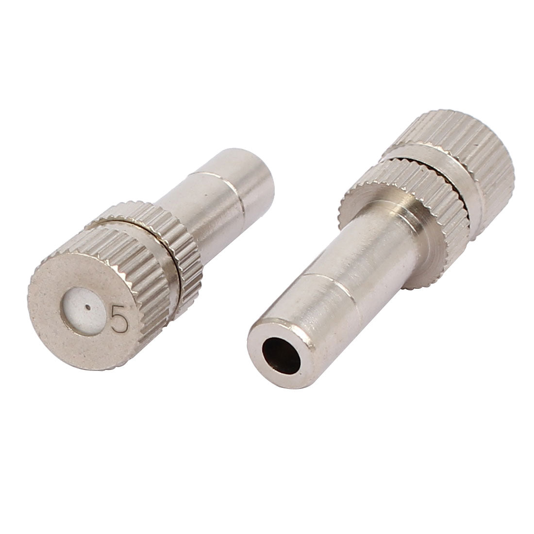 Harfington 0.5mm Orifice Dia 27mm Length Slip lock Mist Nozzle 2pcs for 6mm Quick Connector