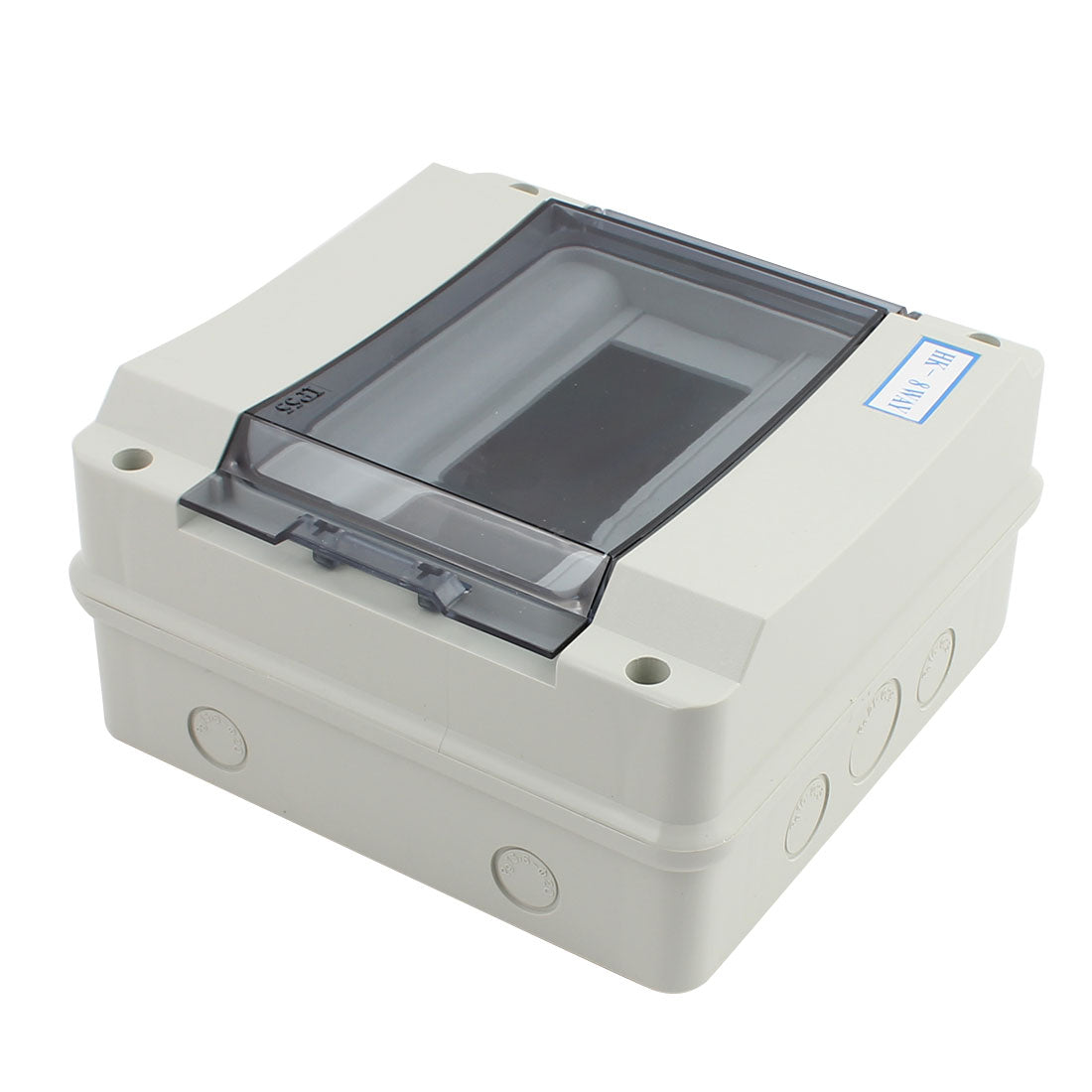Harfington 185x185x105mm Waterproof 8 Ways Distribution Box Switch Cover for Circuit Breaker
