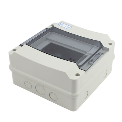 Harfington 185x185x105mm Waterproof 8 Ways Distribution Box Switch Cover for Circuit Breaker