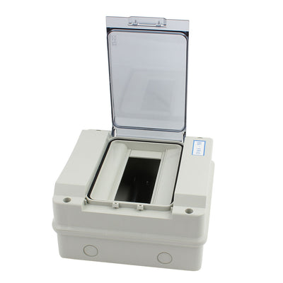 Harfington 185x185x105mm Waterproof 8 Ways Distribution Box Switch Cover for Circuit Breaker